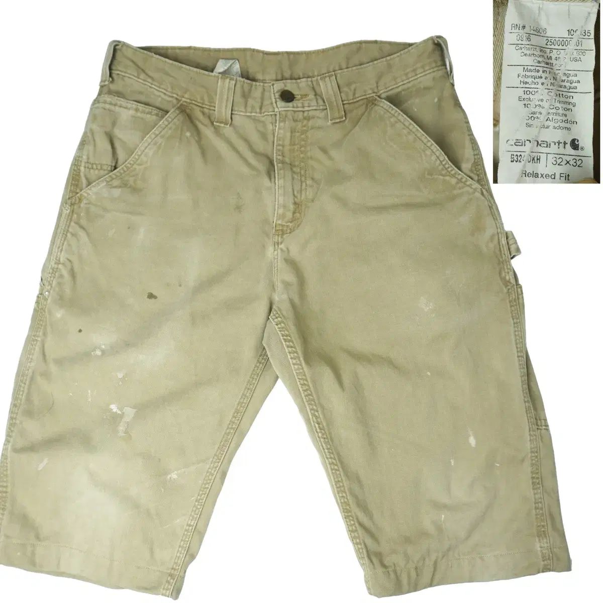 Carhartt カーハート B324 カーペンター ワークパンツ | ハーフパンツ