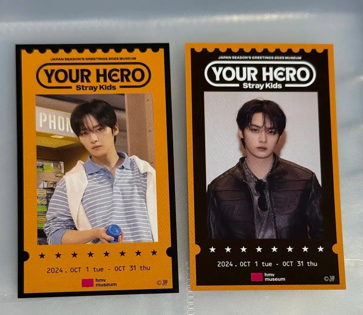 Stray Kids スキズ リノ YOUR HERO 入場トレカ 箔押しサイン