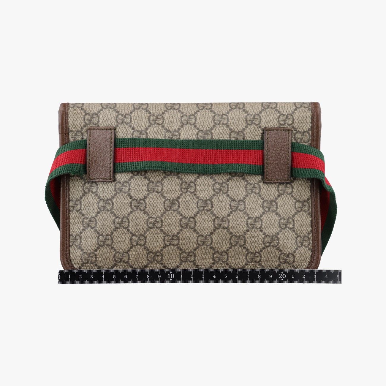 グッチGucciネオ ヴィンテージ GGスプリーム ブラウン PVCコーティング 