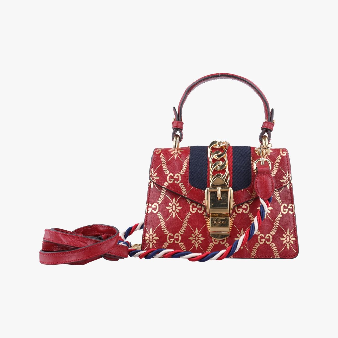 グッチGucciシルヴィ レッド レザー 470270 I032591045