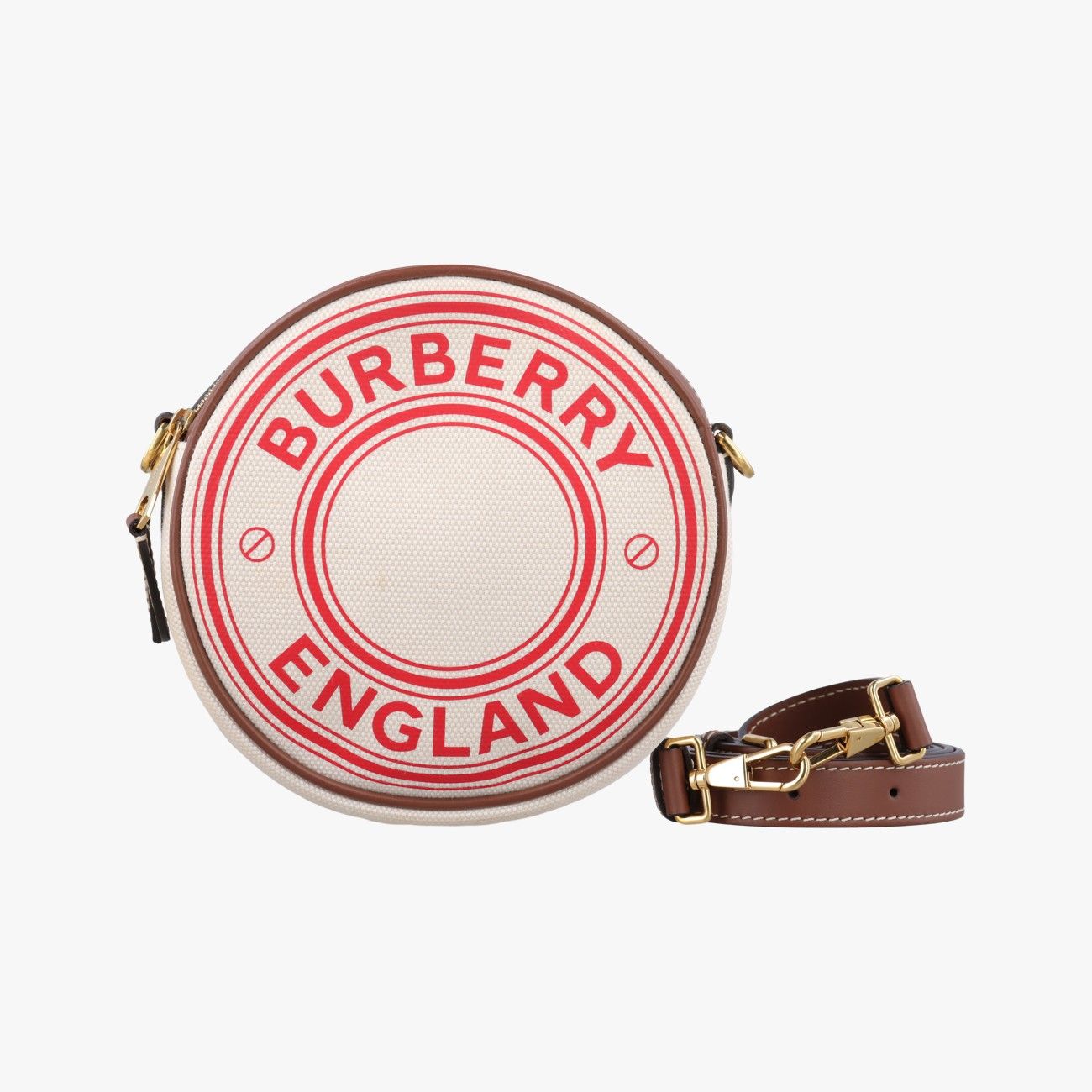 バーバリーBurberryルイーズ ベージュ × ブラウン キャンバス×レザー ITSAMSRL3335CAM