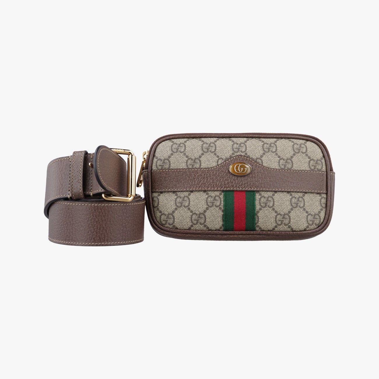 グッチGucciオフィディア ブラウン×グリーン×レッド PVCコーティングキャンバス 519308