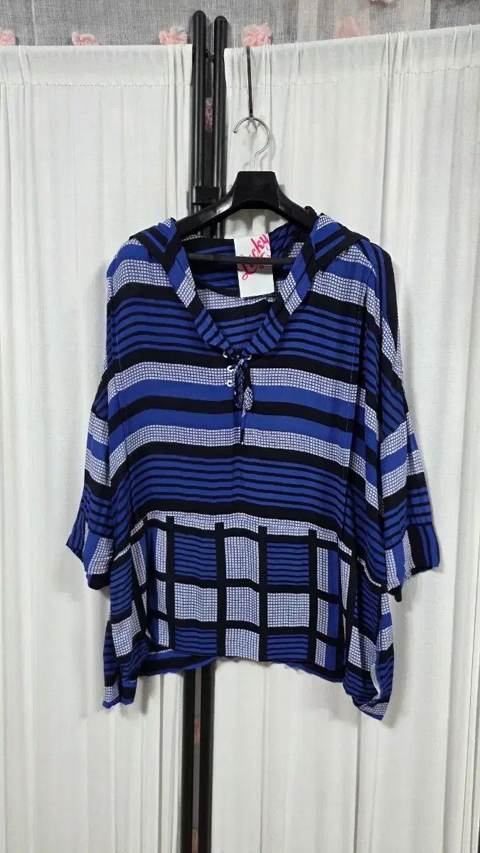 LUCKY CHOUETTE ラッキーシュエトゥ レーヨン セーラーカラーブラウス(F)