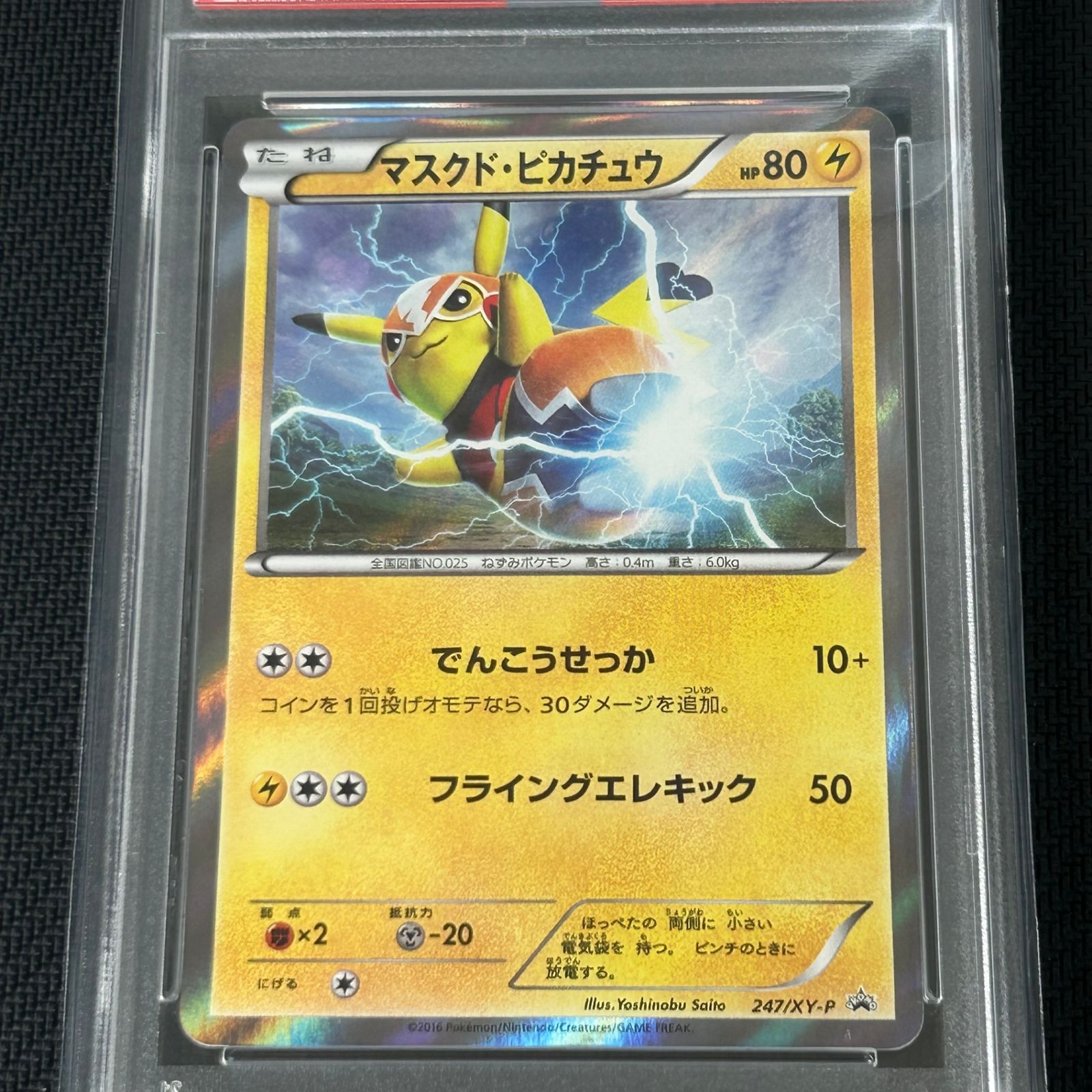 PSA10 ポケカ マスクド・ピカチュウ PROMO プロモ 247/XY-P ポケモン