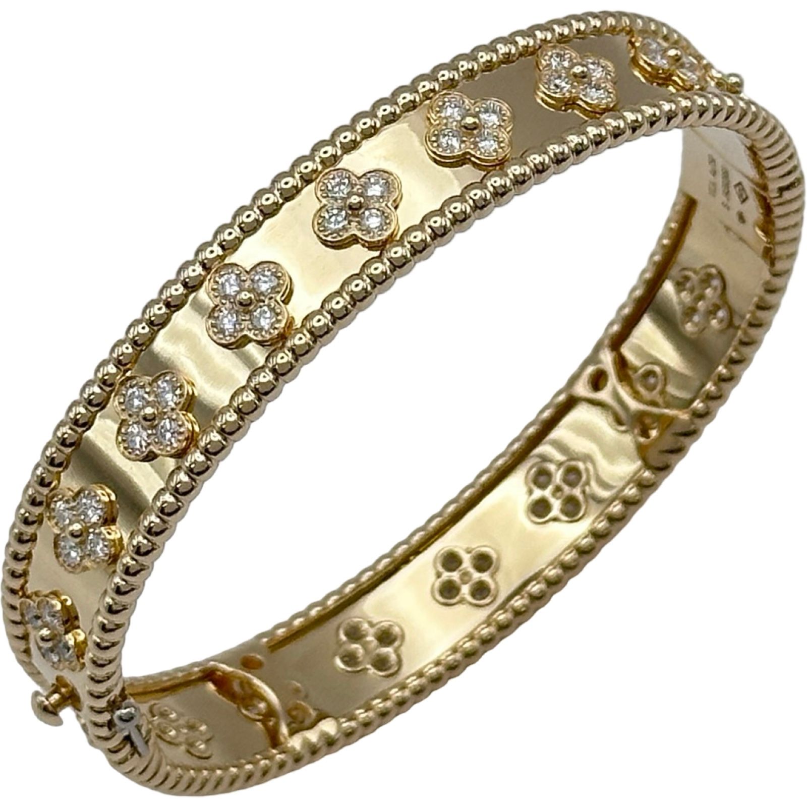 ヴァンクリーフ&アーペル Van Cleef & Arpels ペルレクローバーダイヤブレス ゴールド Au750 ダイヤモンド ジュエリー