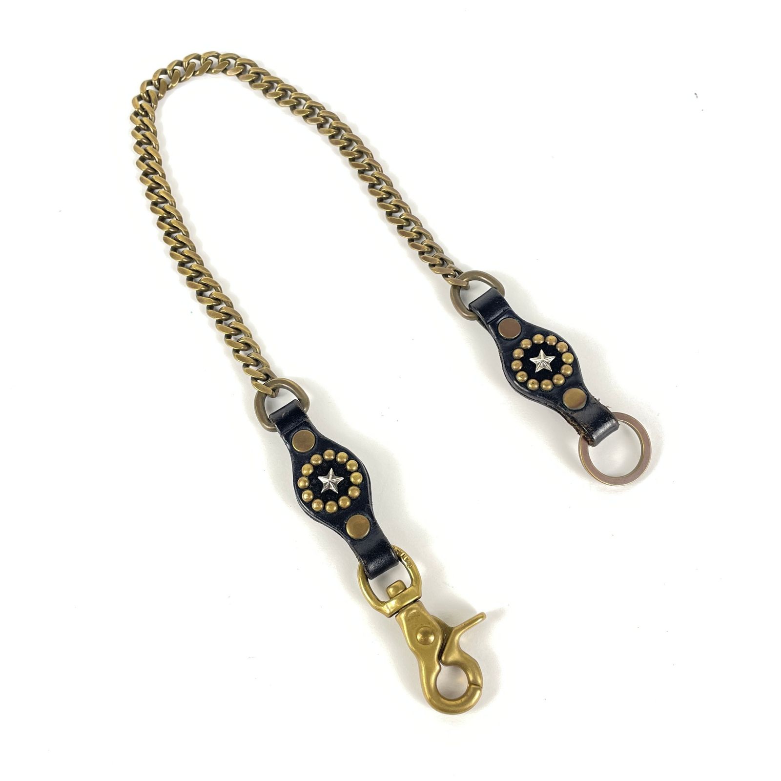 CALEE キャリー BRASS STAR STUDS WALLET CHAIN ブラス スタースタッズ
