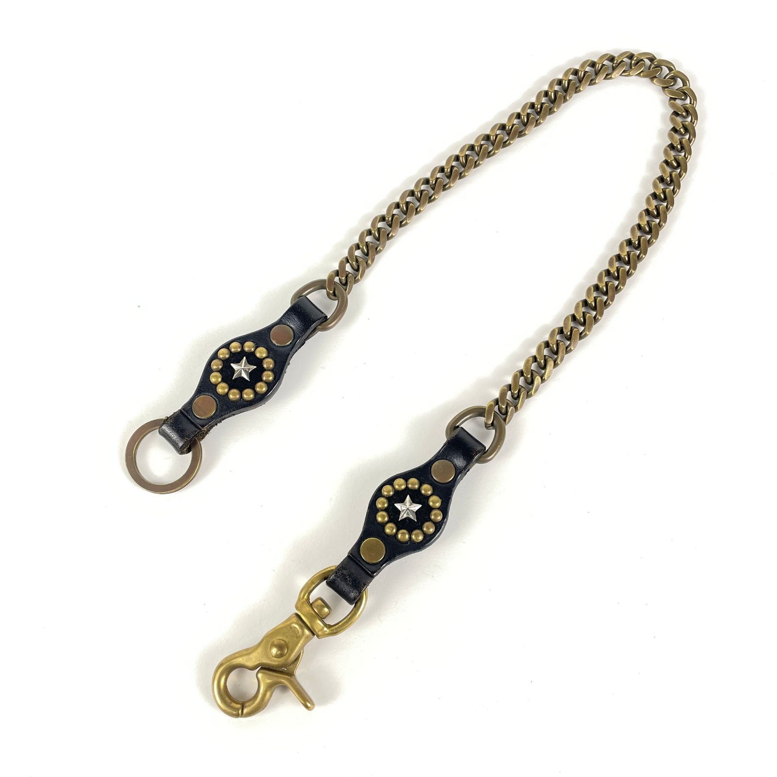 CALEE キャリー BRASS STAR STUDS WALLET CHAIN ブラス スタースタッズ