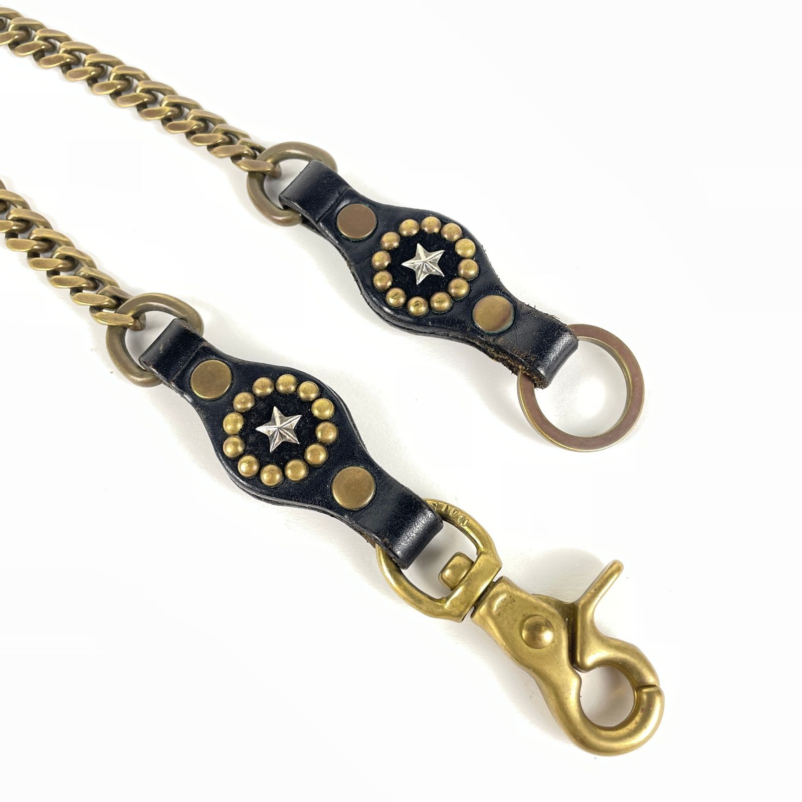 CALEE キャリー BRASS STAR STUDS WALLET CHAIN ブラス スタースタッズ