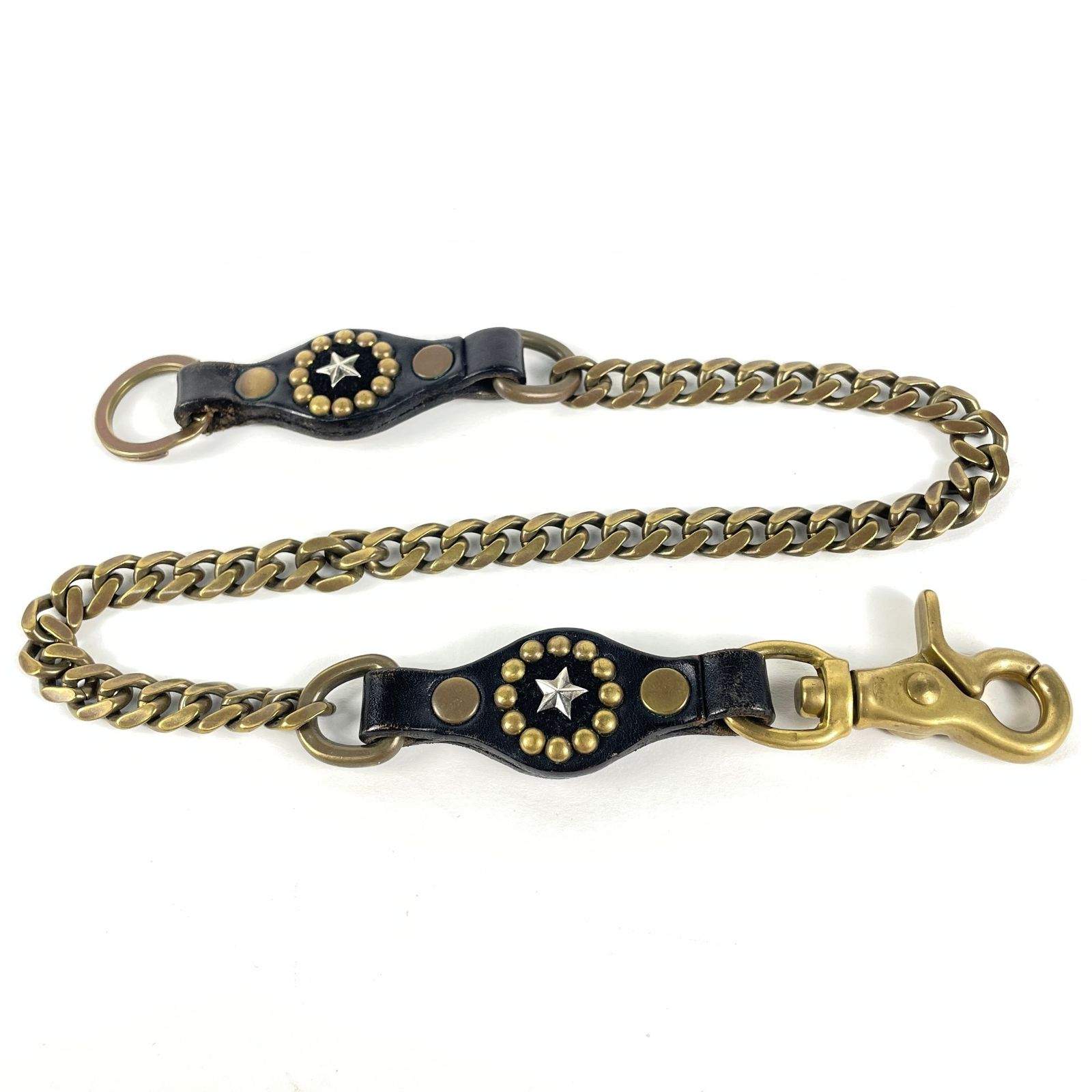 CALEE キャリー BRASS STAR STUDS WALLET CHAIN ブラス スタースタッズ