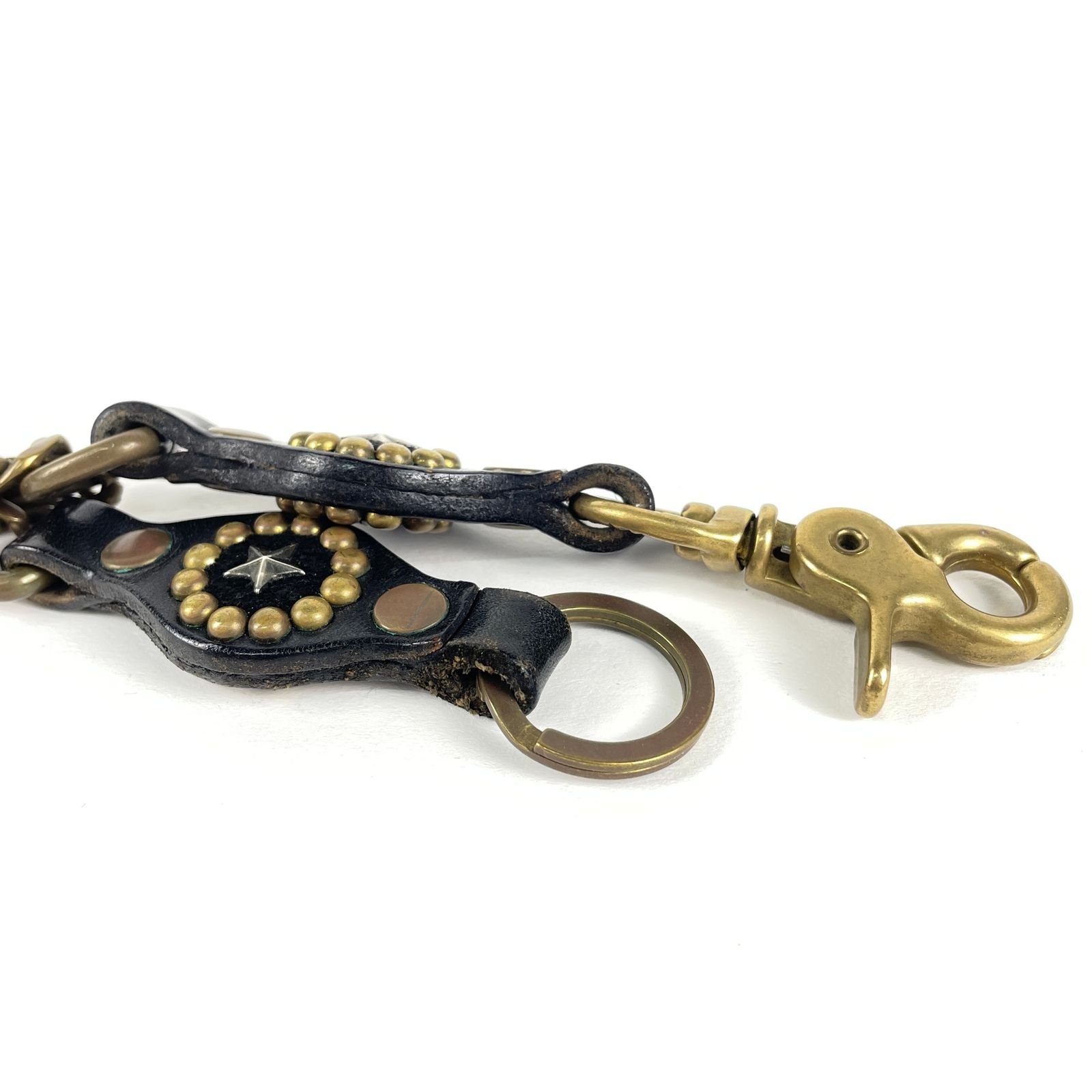 CALEE キャリー BRASS STAR STUDS WALLET CHAIN ブラス スタースタッズ