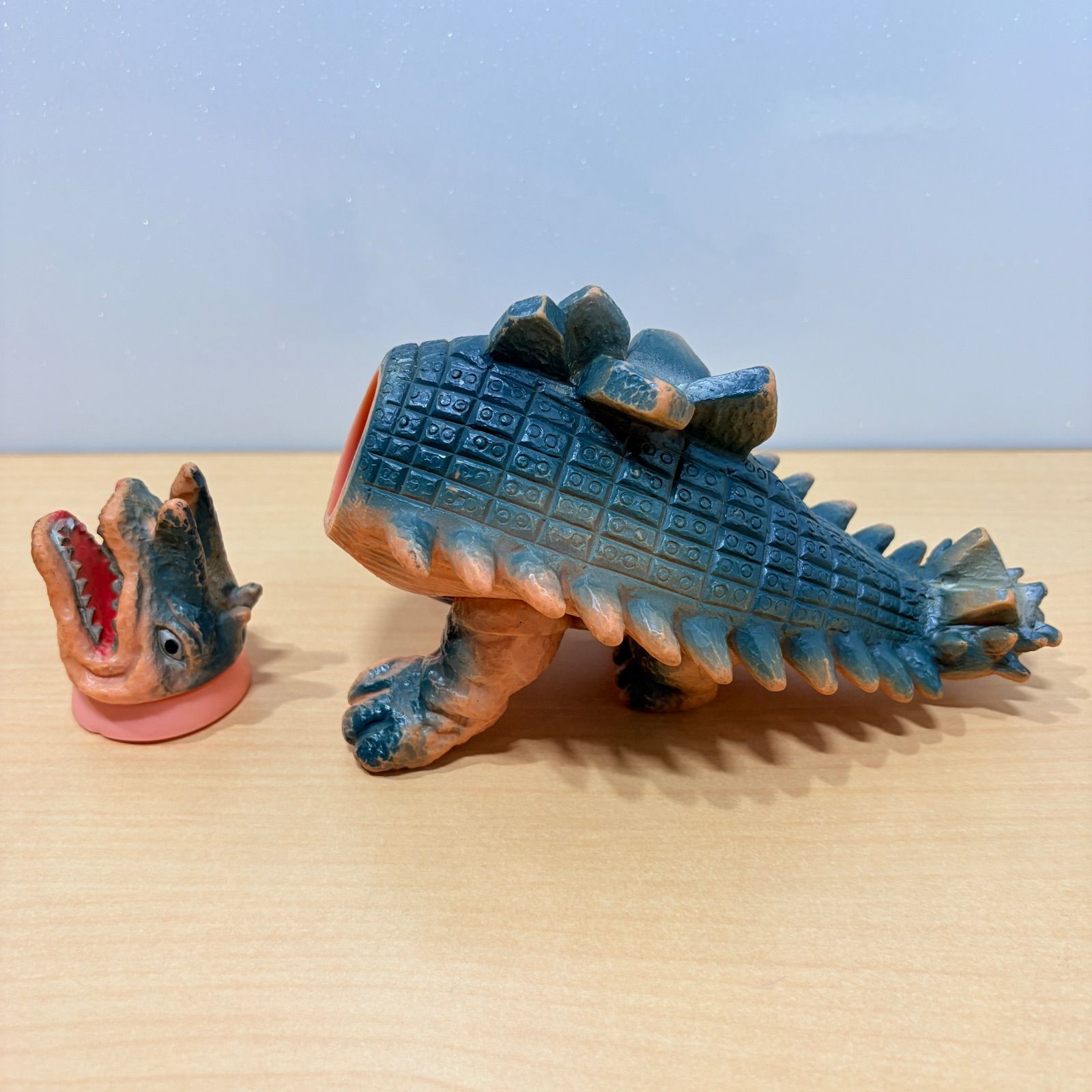 当時物】ブルマァク スカイドン ソフビ ウルトラマン 怪獣 レトロ