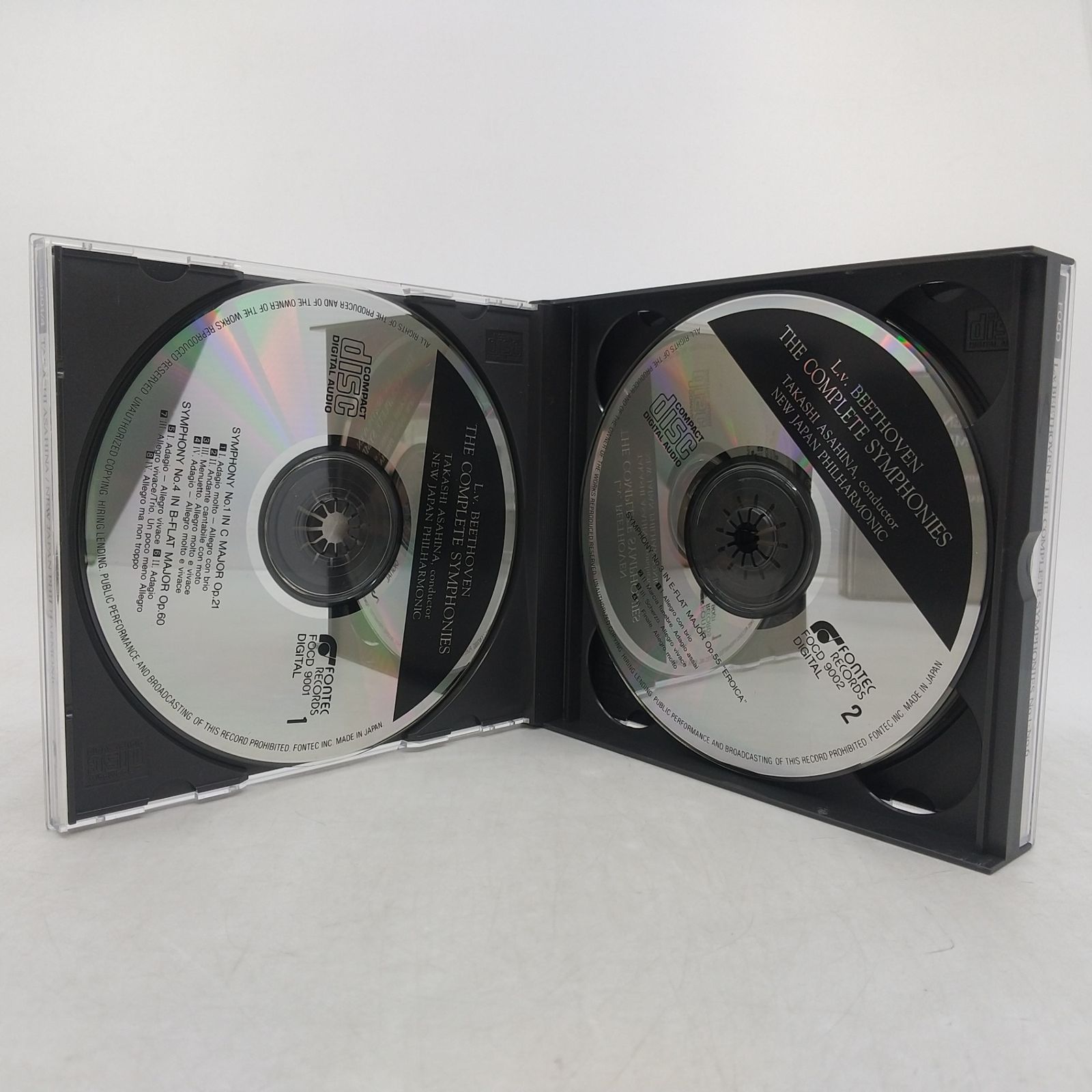 新日本フィルハーモニー交響楽団 朝比奈隆 交響曲全集 CD7枚組