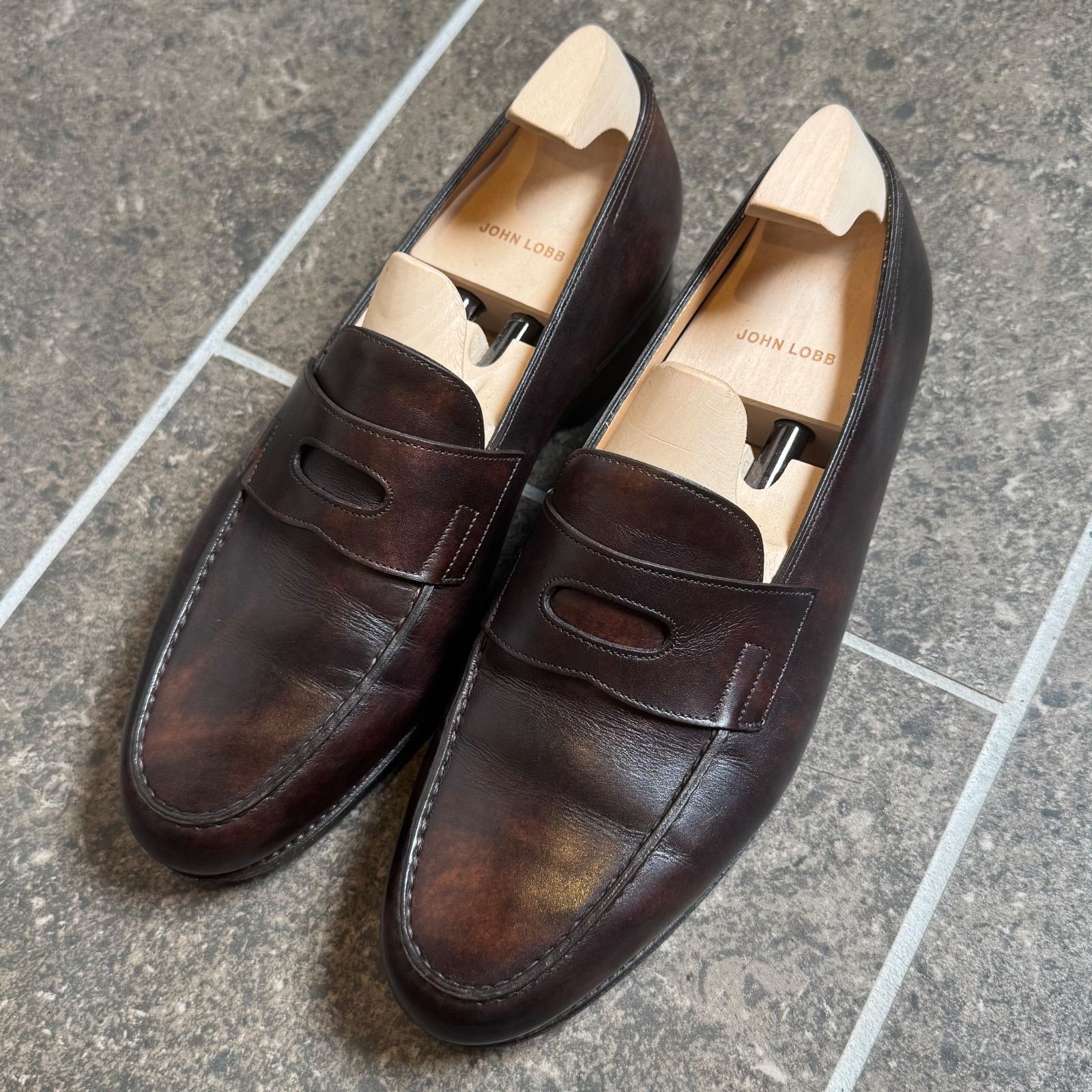 【美品】JOHN LOBB LOPEZ（ジョンロブ　ロペス）純正シューツリー付 UK6.5