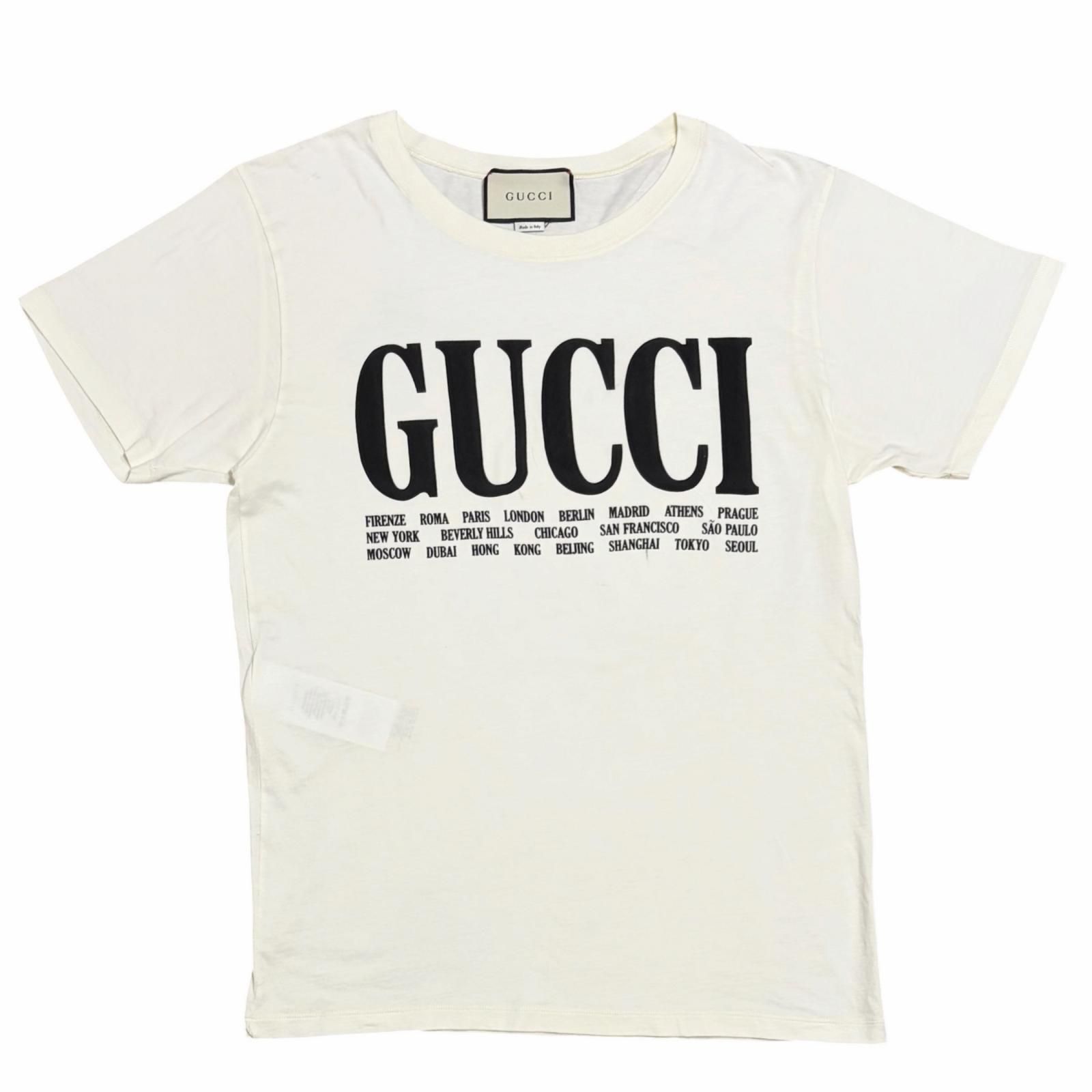 GUCCI/XS /ホワイト /フロントロゴ /型番492347Х3М22 - メルカリ