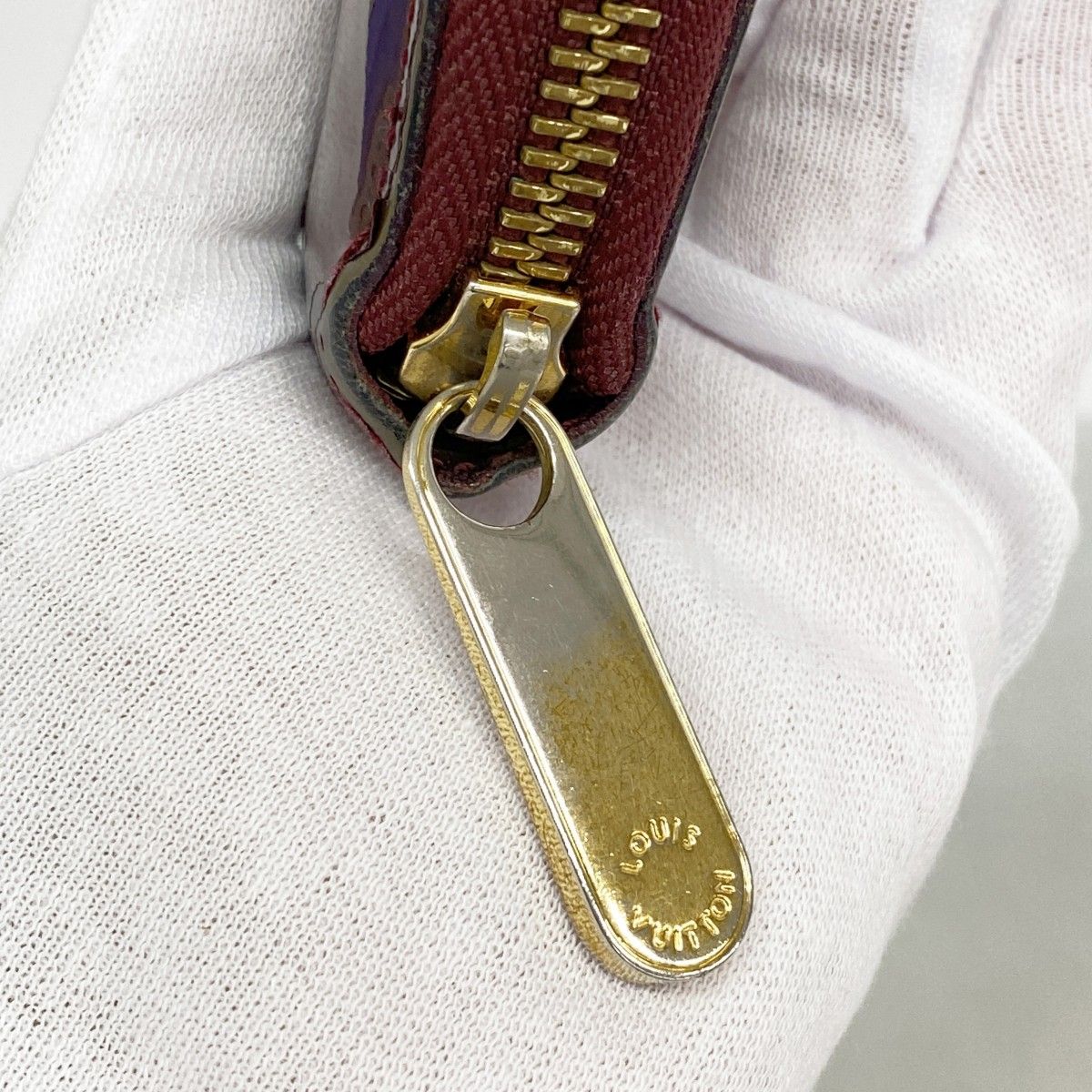 6fa0636-k】ルイヴィトン 長財布 ヴェルニ ジッピーウォレット M91536 