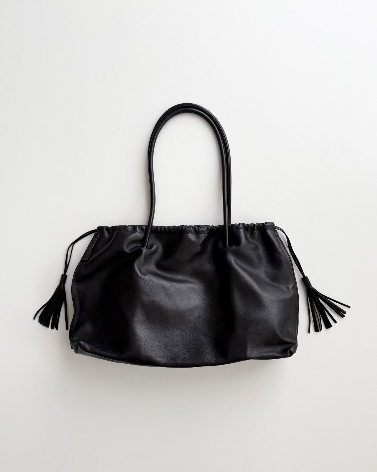FW2001 GUCCI BY TOM FORD LEATHER HAND BAG グッチ　2001年　トムフォード期　archive アーカイブ　レザー　ハンドバッグ　フリンジ　レザー　バッグ　00s