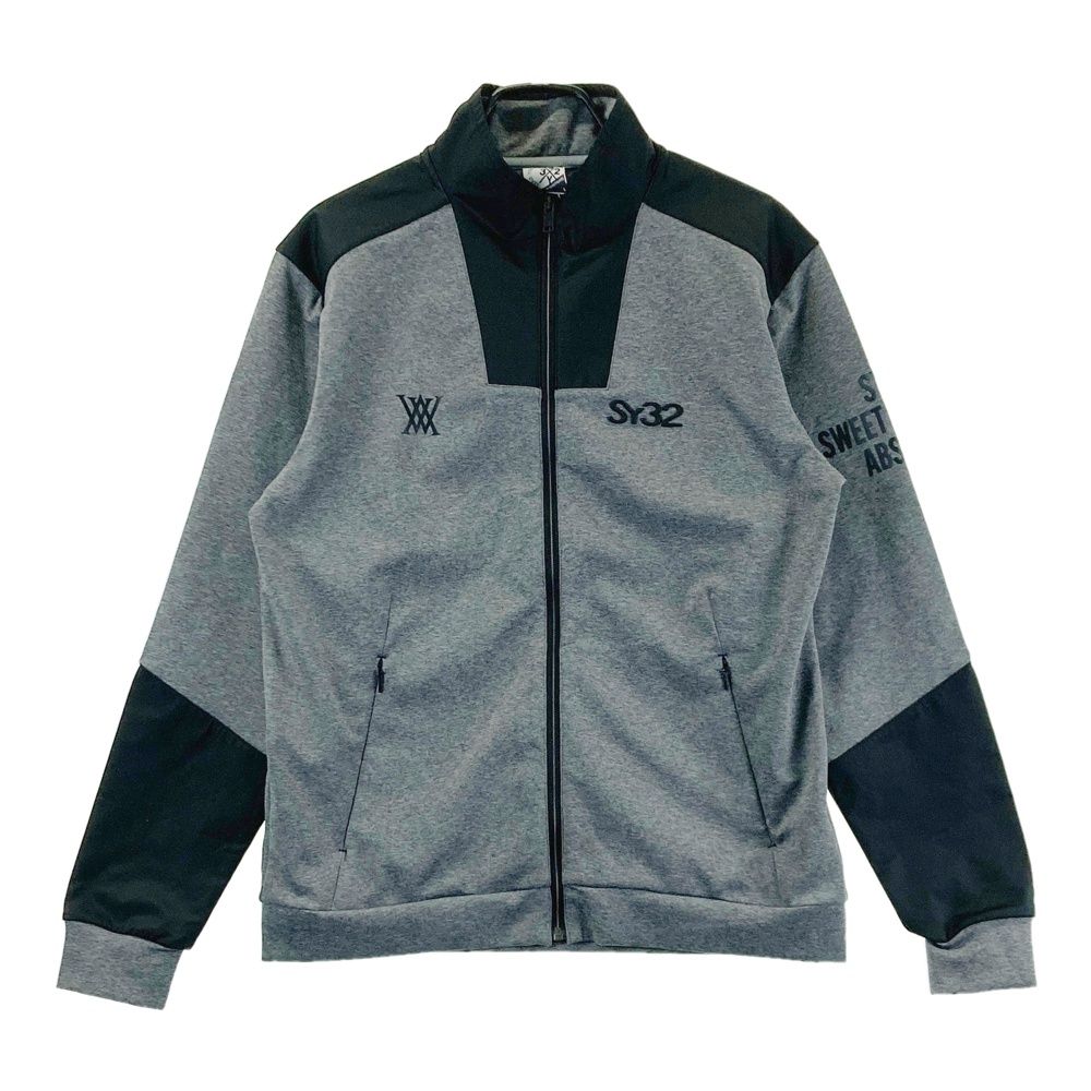 サイズ：L SY32 BY SWEET YEARS GOLF エスワイサーティトゥ 長袖ジップジャケット ×ANEW GOLF グレー系 [240101708152] ゴルフウェア メンズ ストスト