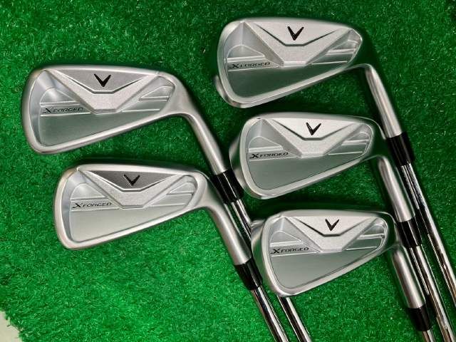 激安[909] アイアンセット キャロウェイ X-FORGED2026/MODUS3TOUR105 5本セット/S/33■和歌山