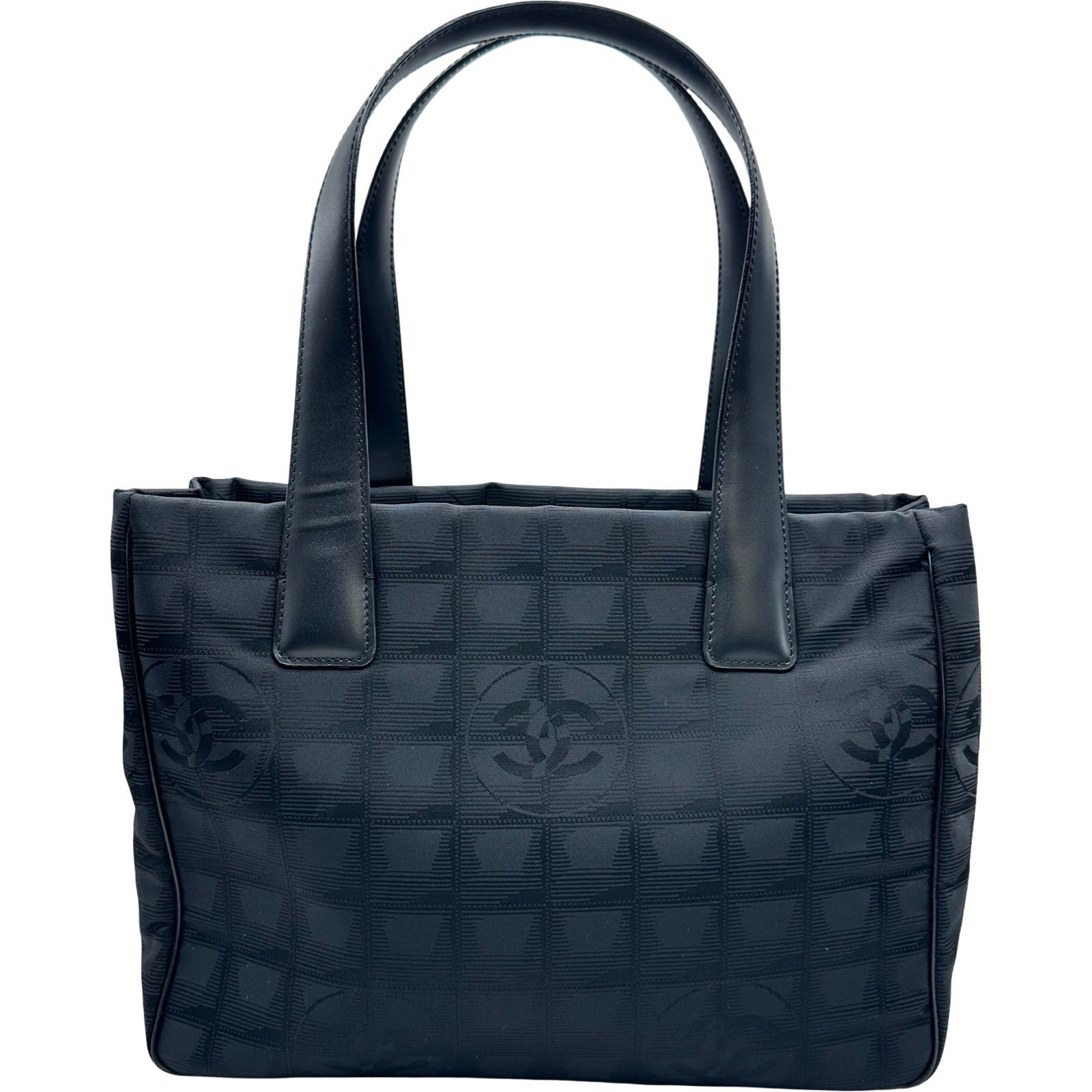 シャネル CHANEL ニュートラベルライントートPM A20457 9番台 ブラック