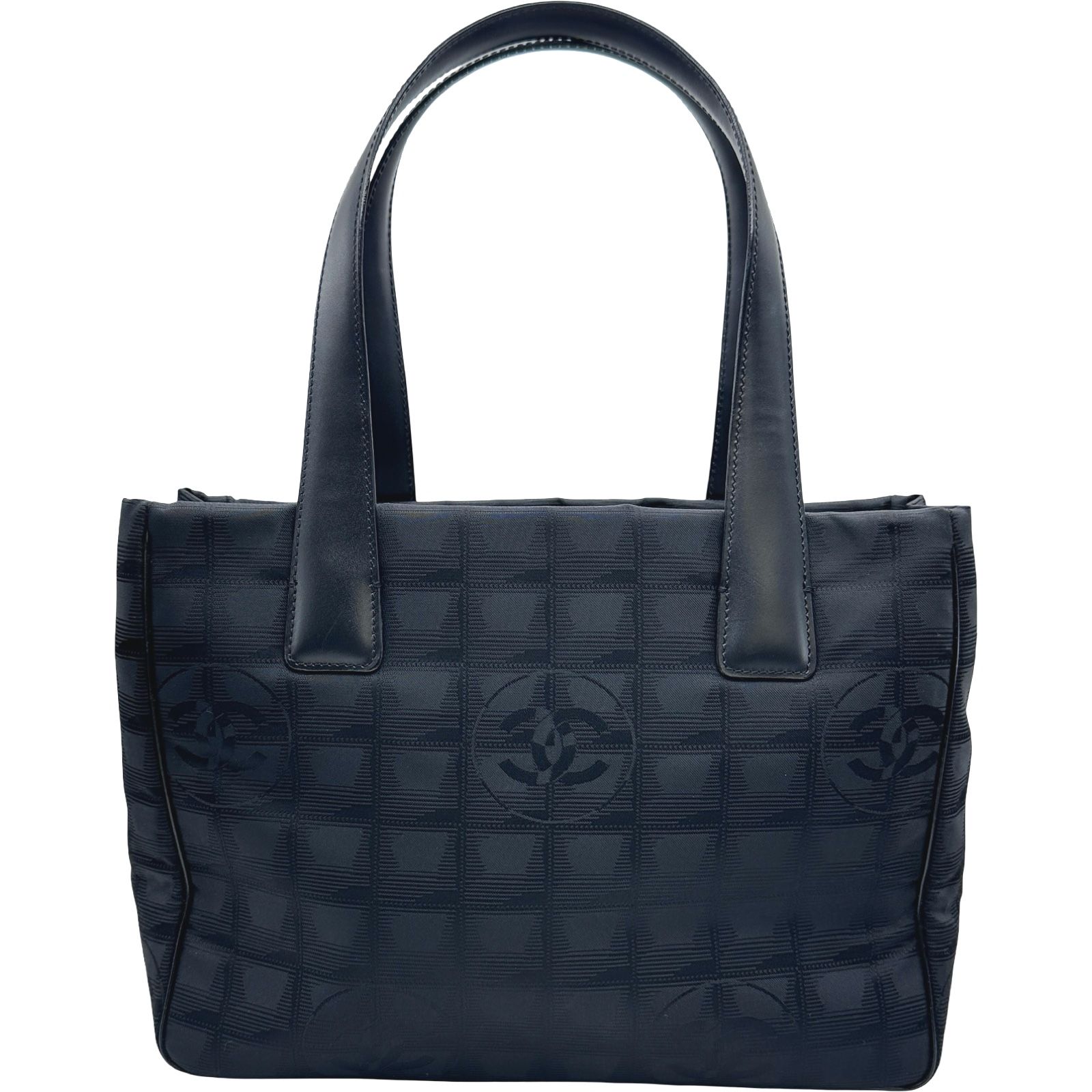 シャネル CHANEL ニュートラベルライントートPM A20457 9番台 ブラック