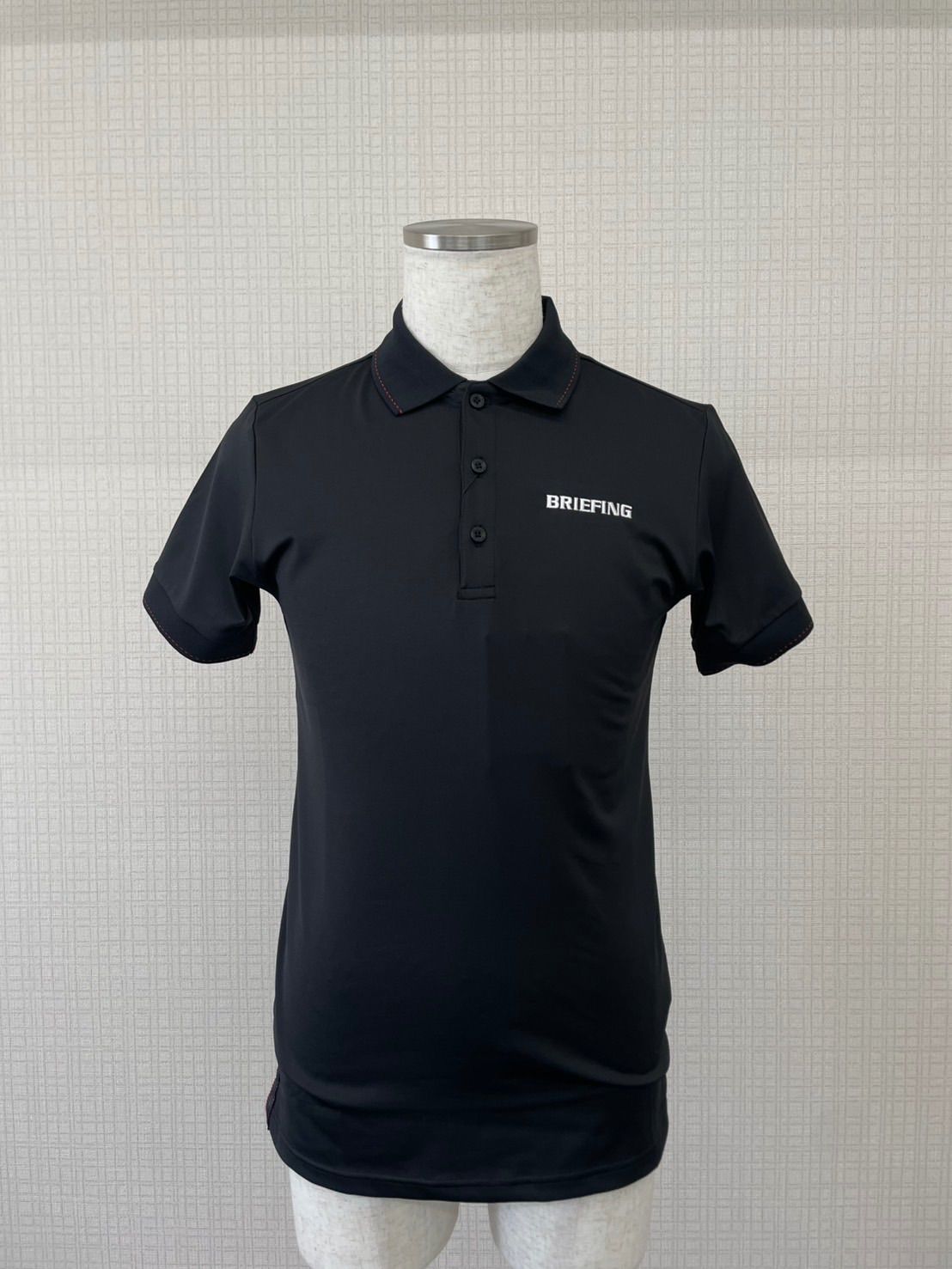 【新品・未使用】日本製 BRIEFING GOLF MS TOUR POLO ポロシャツ ブラック S