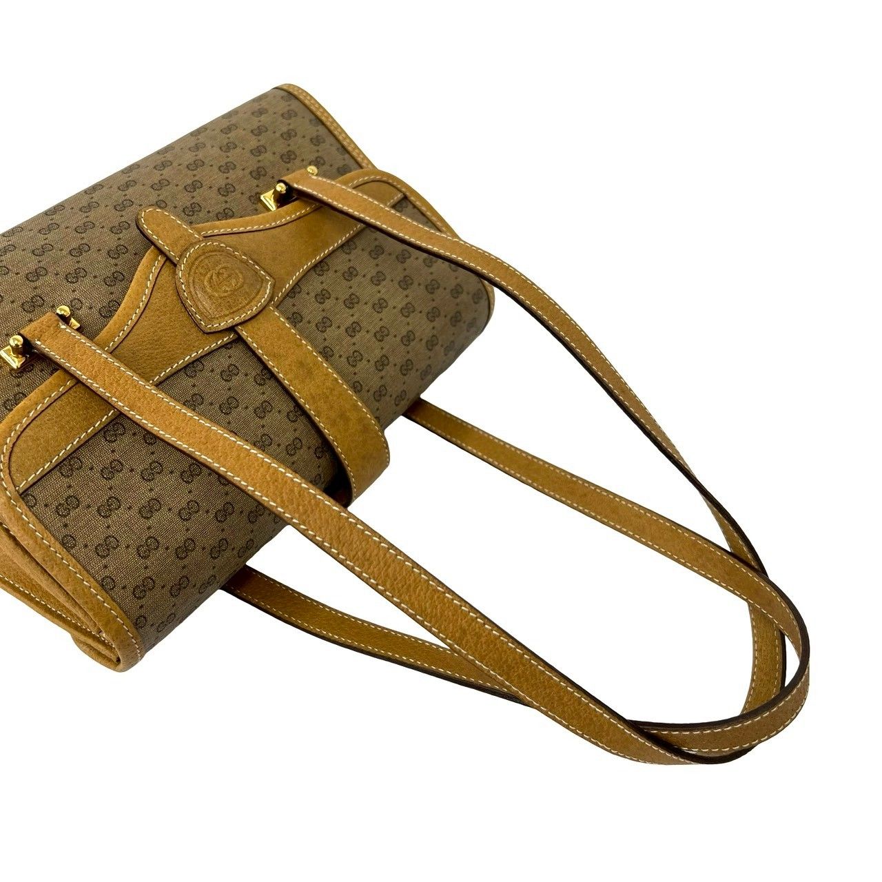 極 美品 GUCCI グッチ オールドグッチ ヴィンテージ マイクロ GG 柄