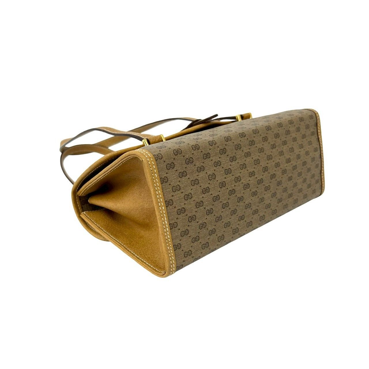 GUCCI GG柄 ハンドバッグ オールドグッチ ヴィンテージ 極 美品 GUCCI グッチ オールドグッチ ヴィンテージ マイクロ GG 柄