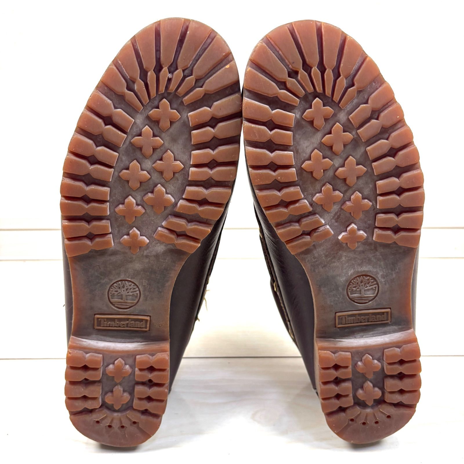 希少】Timberland 3eye デッキシューズ ブラウン 25cm - メルカリ
