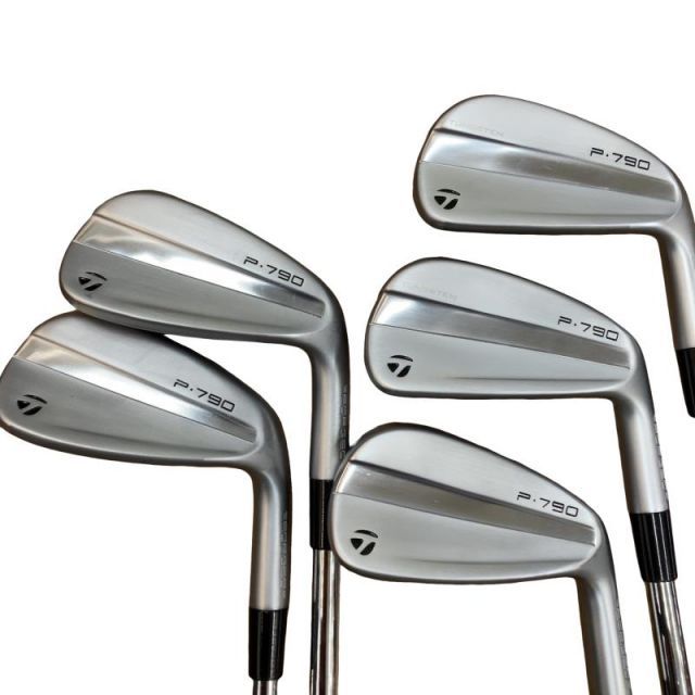 【中古】 テーラーメイド Taylor Made P・790(2023) 5S アイアンセット IR 純正特注シャフト (フレックスS) メンズ 男性用 右利き 右用 Cランク ゴルフクラブ