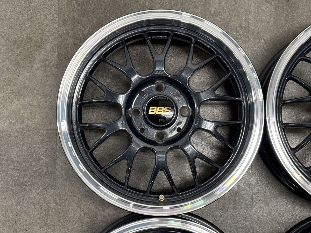 鍛造 美品】BBS RG-F RG397 15in 5.5J +45 PCD100 アクア ヴィッツ 