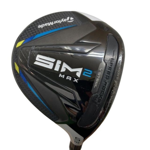 【中古】 テーラーメイド SIM2 MAX 5W フェアウェイウッド FW TENSEI BLUE TM50(SIM2 FW) (フレックスSR) メンズ 男性用 右利き 右用 Cランク ゴルフクラブ