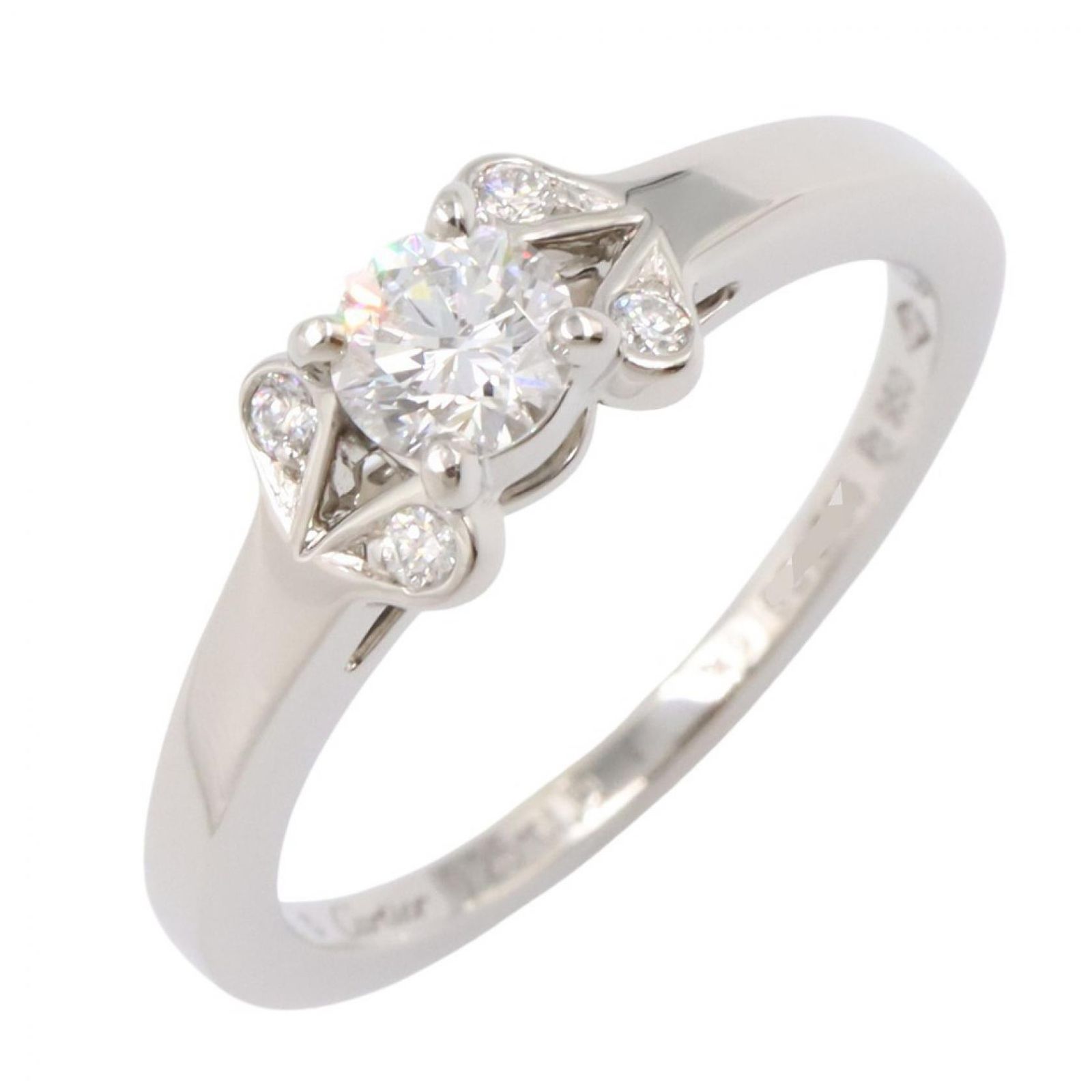 カルティエ CARTIER リング・指輪 バレリーナ・ソリテール Pt950プラチナ ダイヤモンド バレリーナ・ソリテール レディース Used A