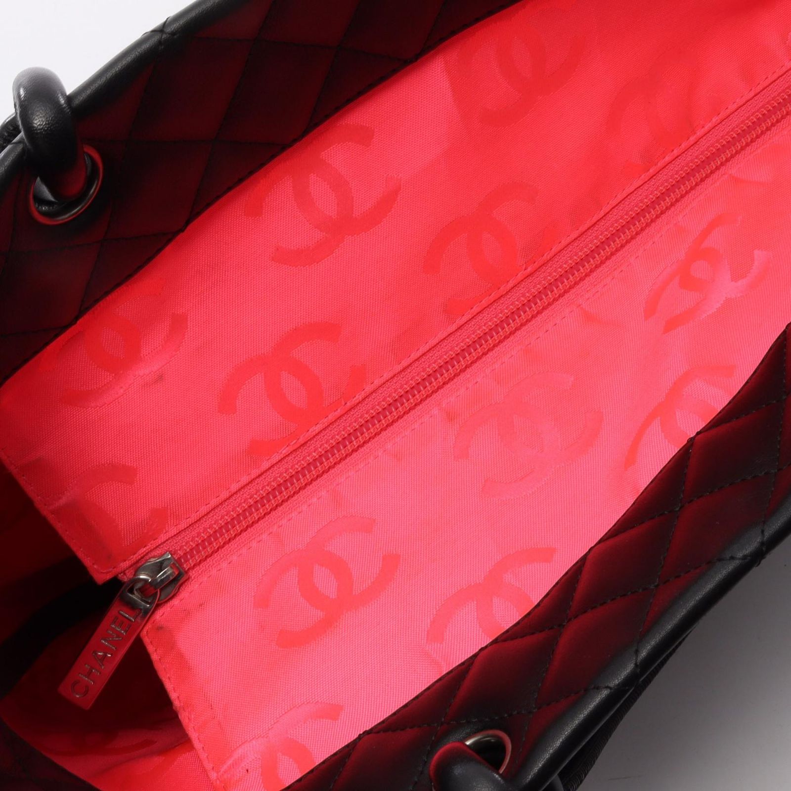 シャネル CHANEL トートバッグ カンボンライン ラージ A25169 ブラック