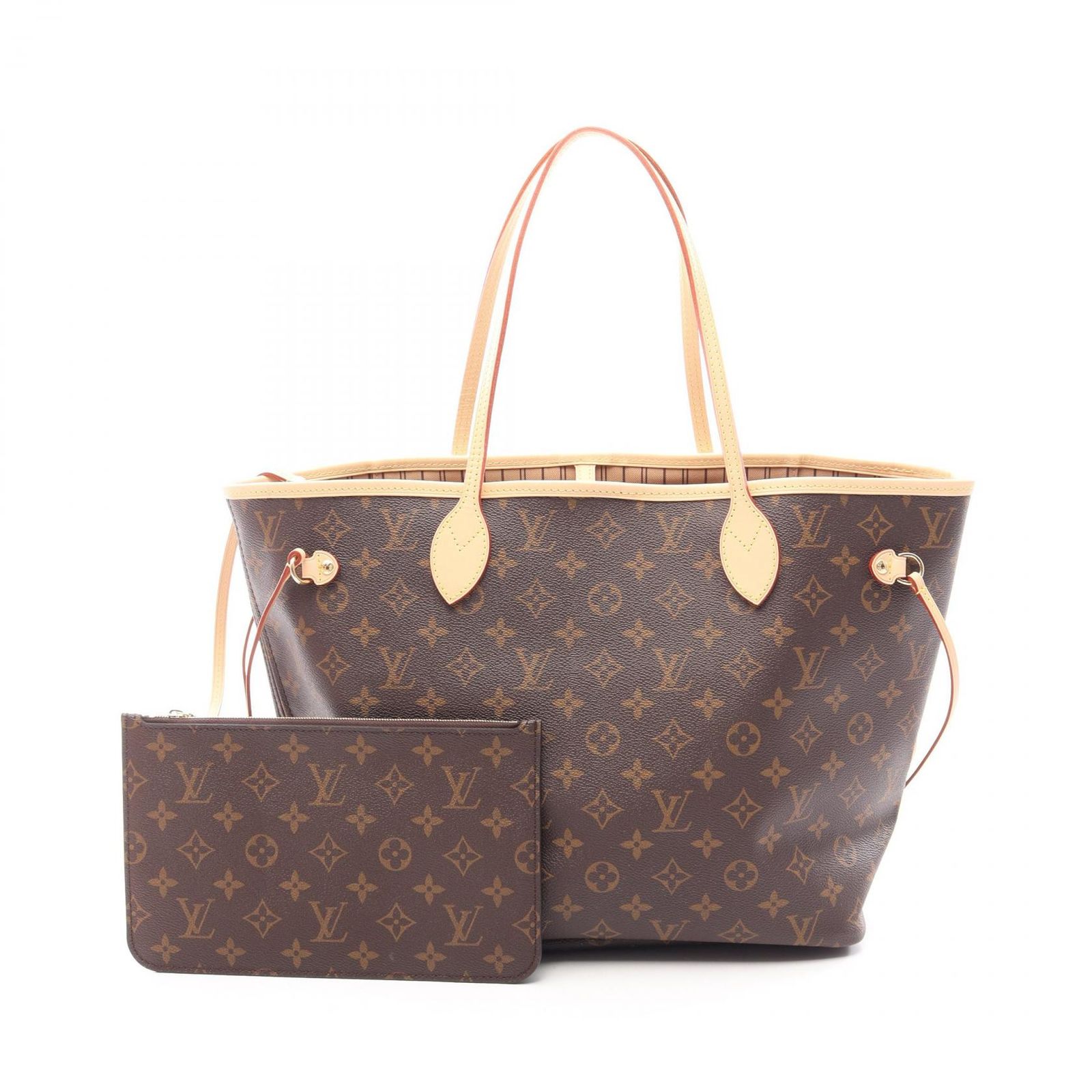 ルイ・ヴィトン LOUIS VUITTON トートバッグ ネヴァーフル MM M46975 ローズベージュ PVCコーティングキャンバス レザー ネヴァーフルMM レディース 未使用