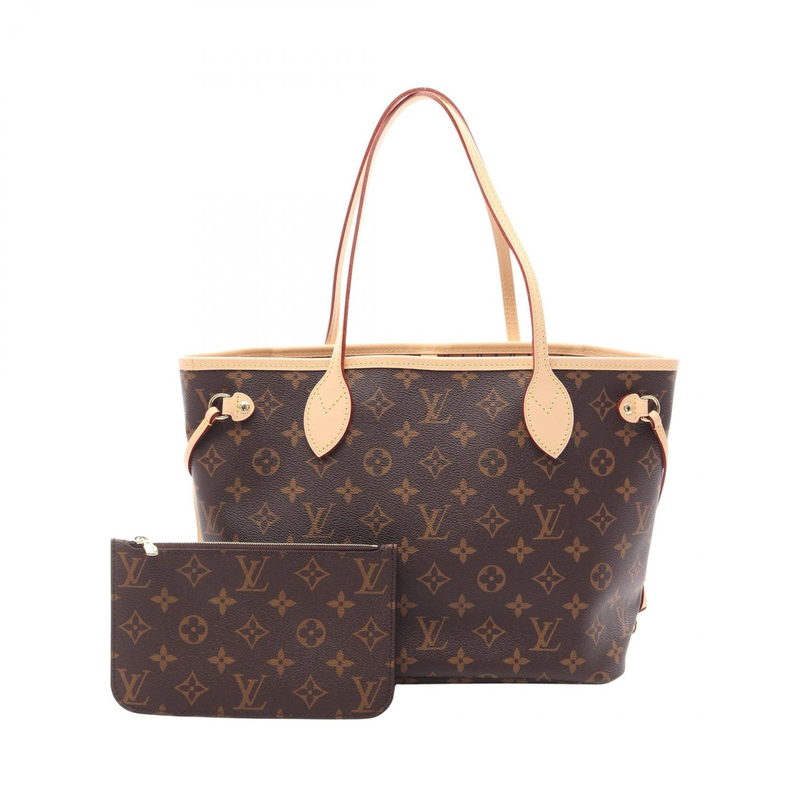 ルイ・ヴィトン LOUIS VUITTON トートバッグ ネヴァーフルPM M46979 ベージュ PVCコーティングキャンバス レザー ネヴァーフルPM レディース 未使用