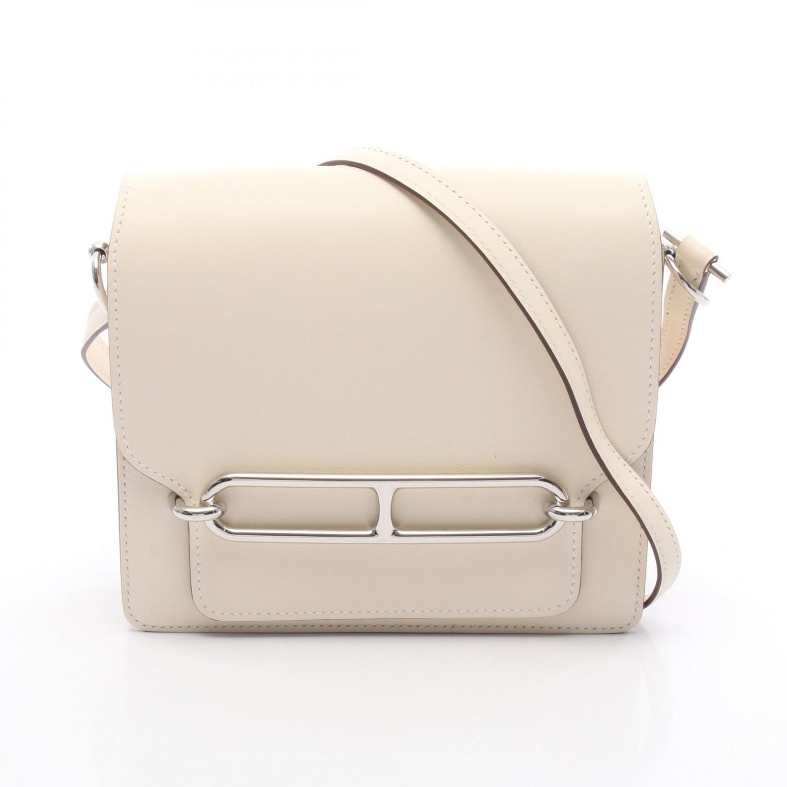 エルメス HERMES ショルダーバッグ サック ロウリス ルリ ミニ 079195CP ナタ レザー カーフ（牛革） サック ロウリス ルリ ミニ ナタ レディース Used A