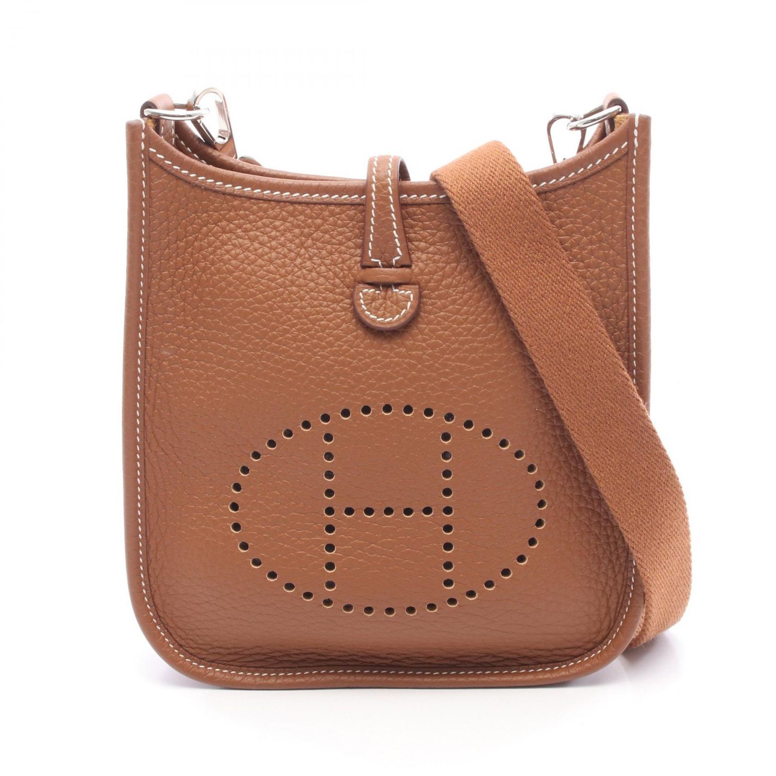 エルメス HERMES ショルダーバッグ エヴリンTPM ゴールド その他 エヴリンアマゾンTPM ゴールド レディース Used A