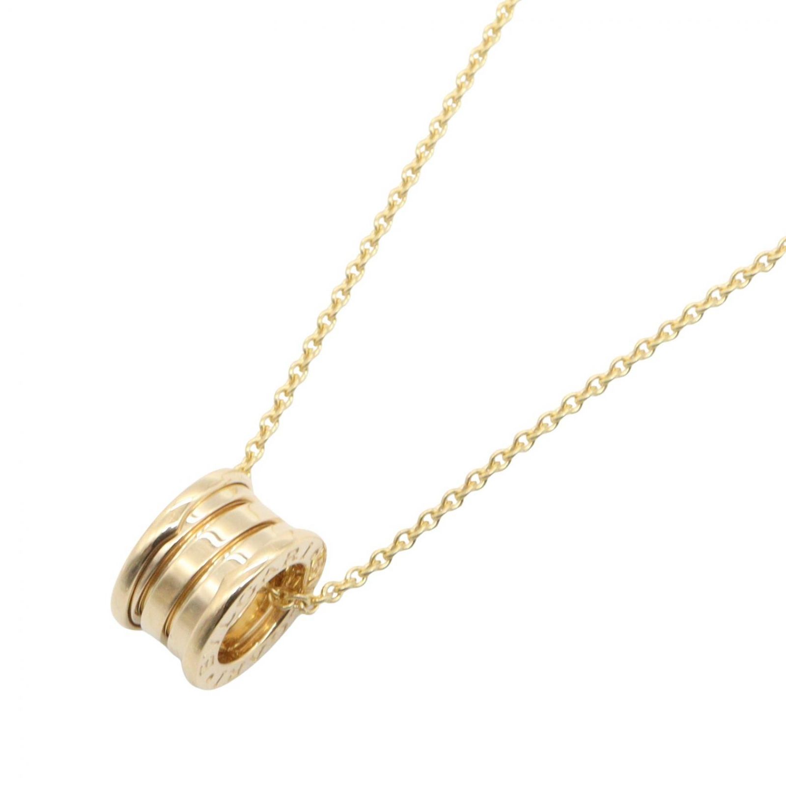 ブルガリ BVLGARI ネックレス B-zero1 ビーゼロワン ネックレス 首回40.5cm K18（イエローゴールド） B-zero1 ネックレス ユニセックス Used A