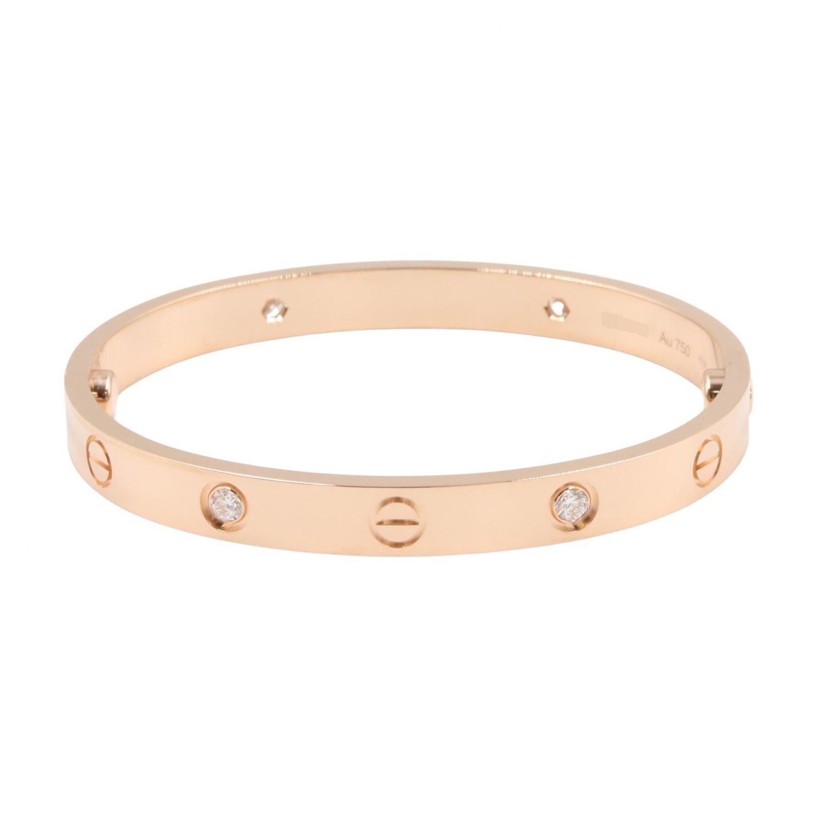 カルティエ CARTIER ブレスレット ラブブレス 4PD B6036016 腕回り14.5㎝ K18PG（ピンクゴールド） ダイヤモンド ラブブレス 4PD レディース Used A