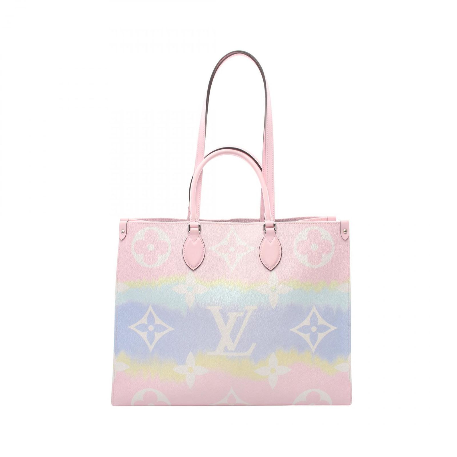 ルイ・ヴィトン LOUIS VUITTON トートバッグ オンザゴーGM LVエスカル パステル 2WAY M45119 PVCコーティングキャンバス レザー LVエスカル オンザゴーGM レディース 173,900円