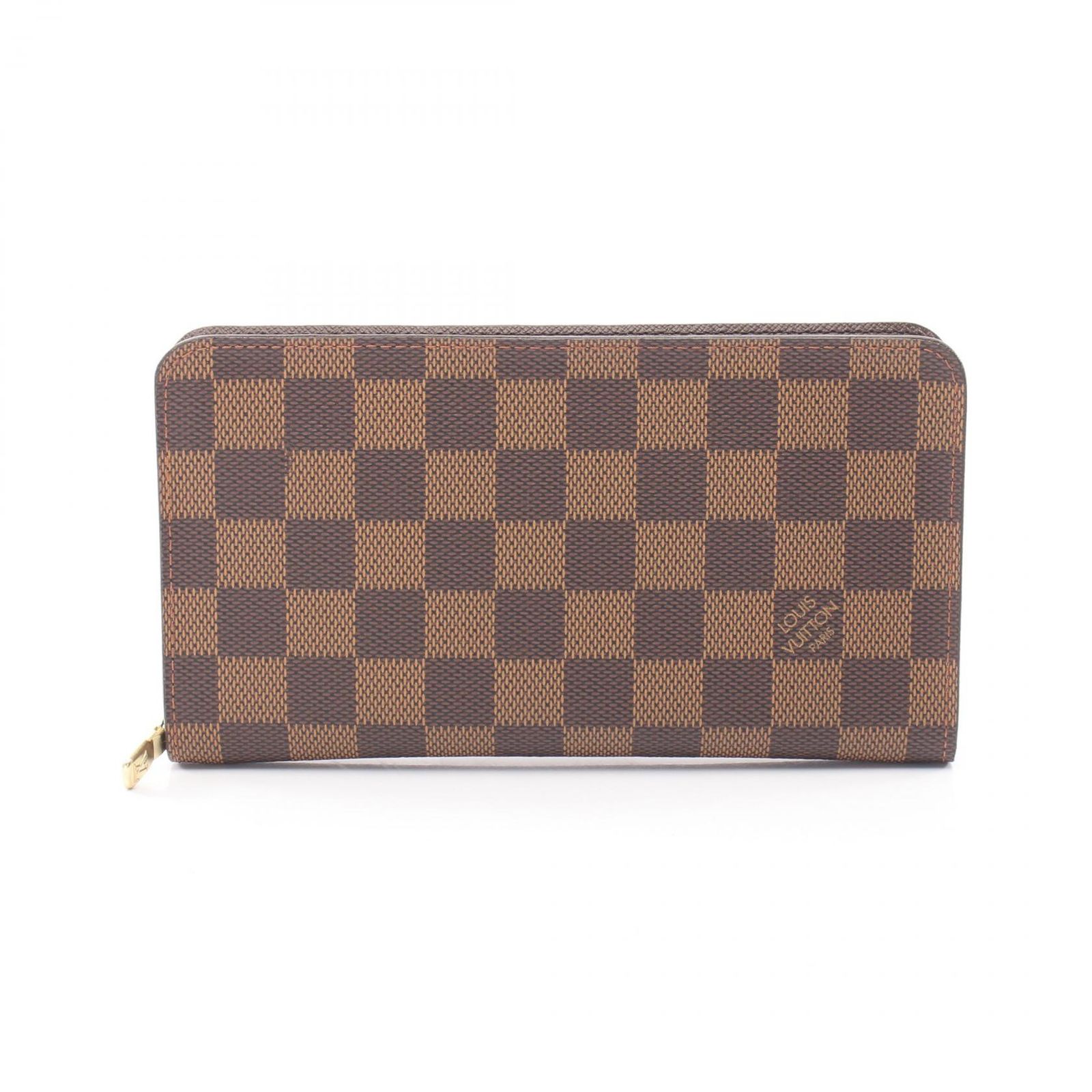 ルイ・ヴィトン LOUIS VUITTON ラウンド長財布 ポルトモネジップ ダミエエベヌ N61728 その他 ポルトモネ・ジップ レディース Used A