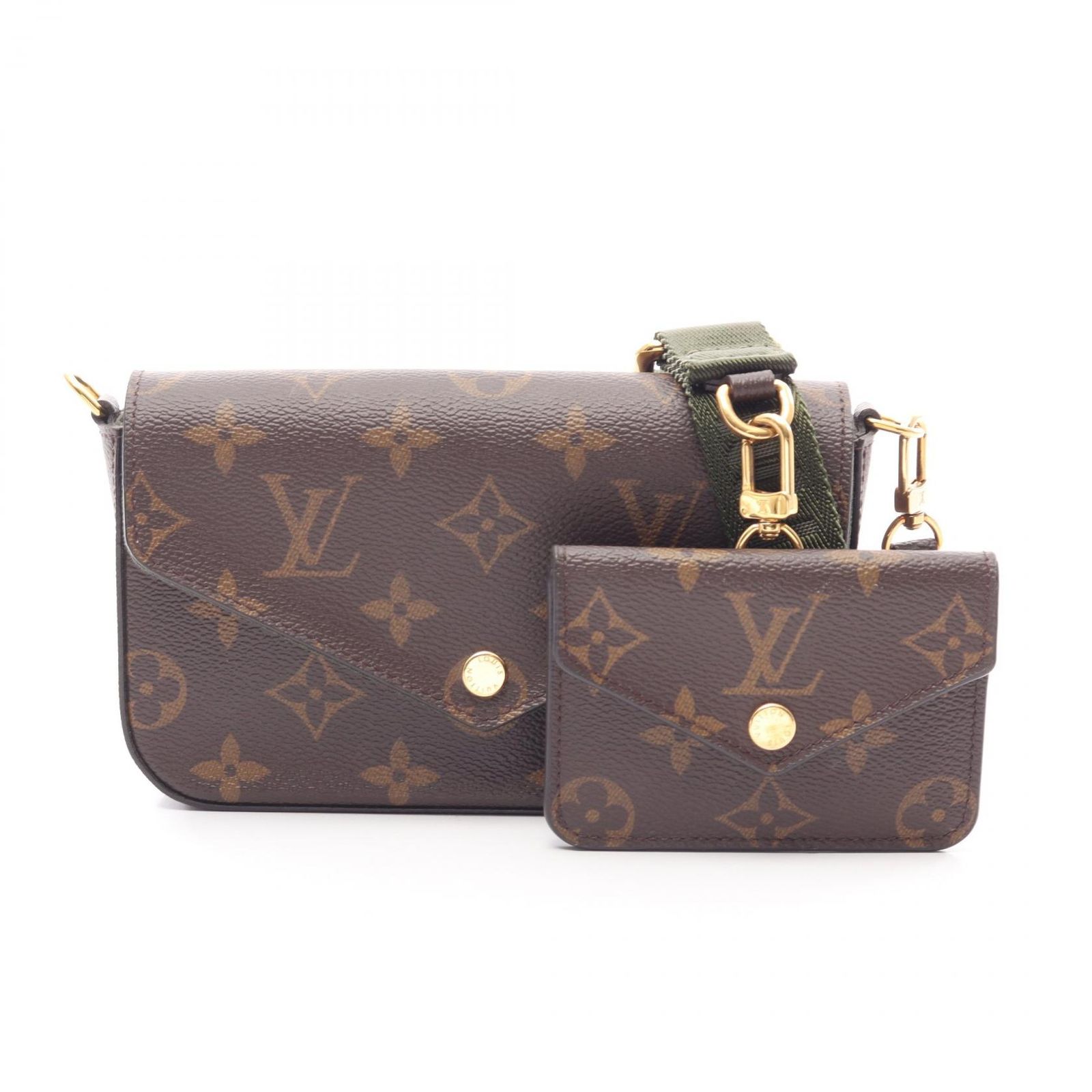ルイ・ヴィトン LOUIS VUITTON ショルダーバッグ ミュルティ ポシェット フェリシー モノグラム M80091 PVCコーティングキャンバス ミュルティ・ポシェット・フェリシー