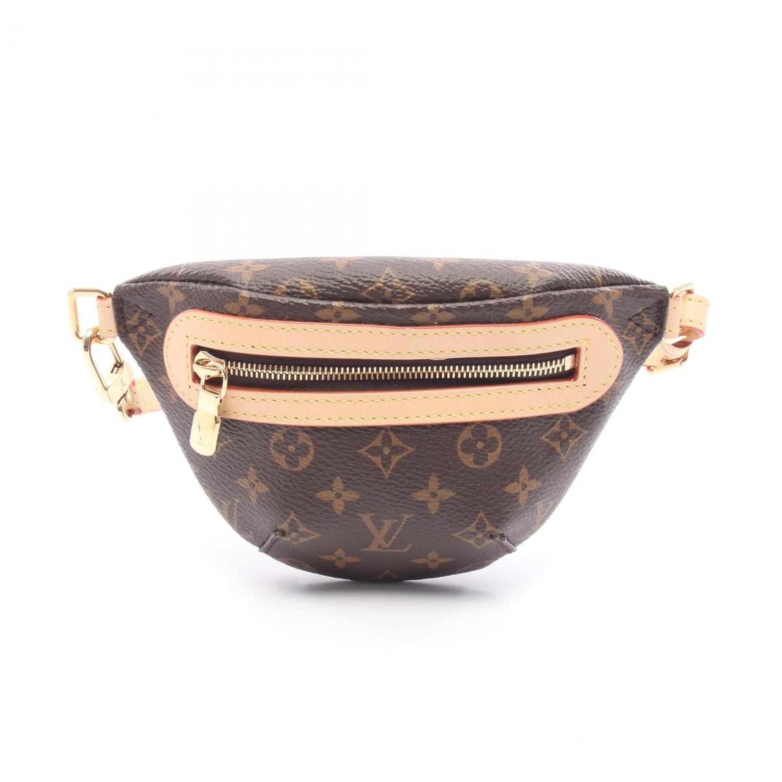 ルイ・ヴィトン LOUIS VUITTON ウエストバッグ マイクロバムバッグ ベルトチャーム M03771 PVCコーティングキャンバス レザー マイクロ・バムバッグ レディース