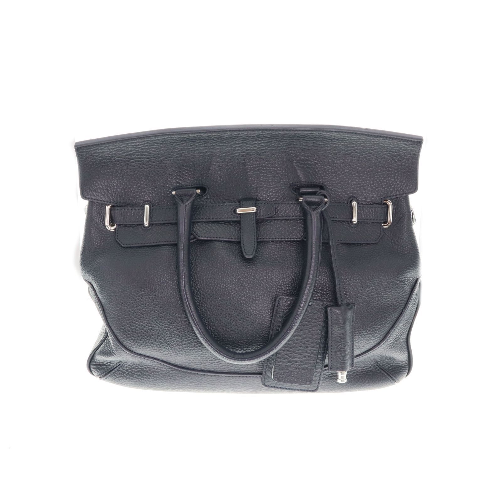 【中古】PELL MORBIDA ペッレモルビダ フラップバッグ レディース メンズ バッグ ネイビー ブランド