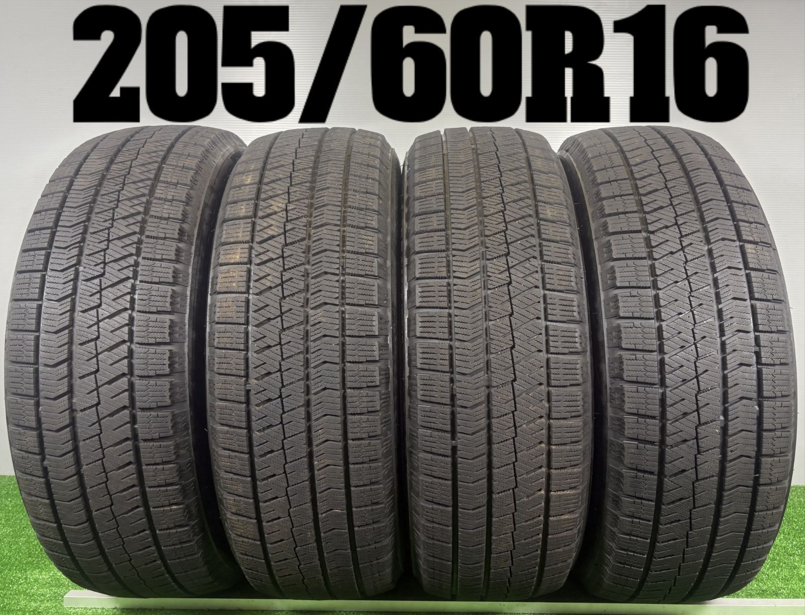 送料無料★205/60R16 ブリヂストン VRX 2 2023年製 4本 冬 タイヤ スタッドレス 中古 TB1273