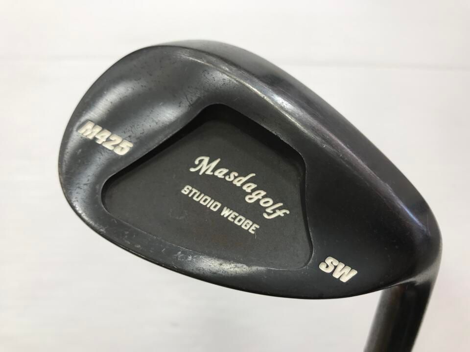 マスダ　STUDIO WEDGE M425 ブラックオキサイド　58度　AMT TOUR WHITE　S200フレックス　ウェッジ　中古【最短即日発送】