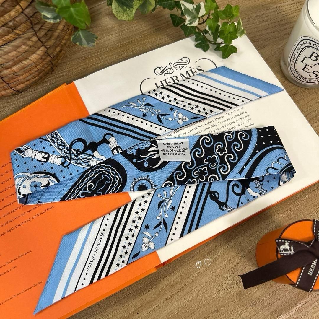HERMES エルメス ツイリー アマゾンの祭典バンダナ 25SSシルクスカーフ