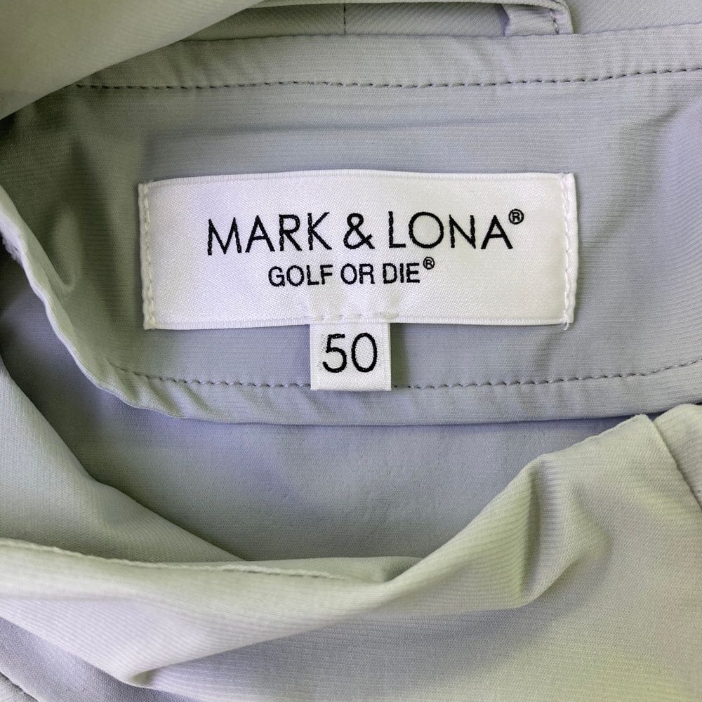 サイズ：50 MARK&LONA マークアンドロナ ; ジップジャケット  グレー系 [240101707631] ゴルフウェア メンズ ストスト サイズ：50 MARK&LONA マークアンドロナ ; ジップジャケット グレー系
