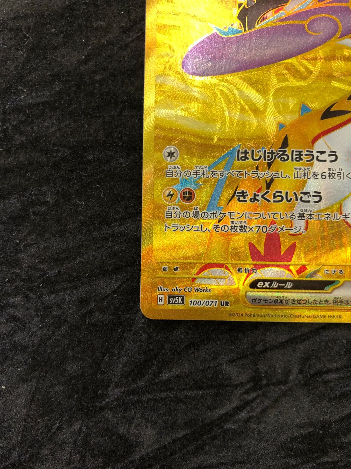 ポケモンカード タケルライコex UR sv5K 100/071 ワイルドフォース