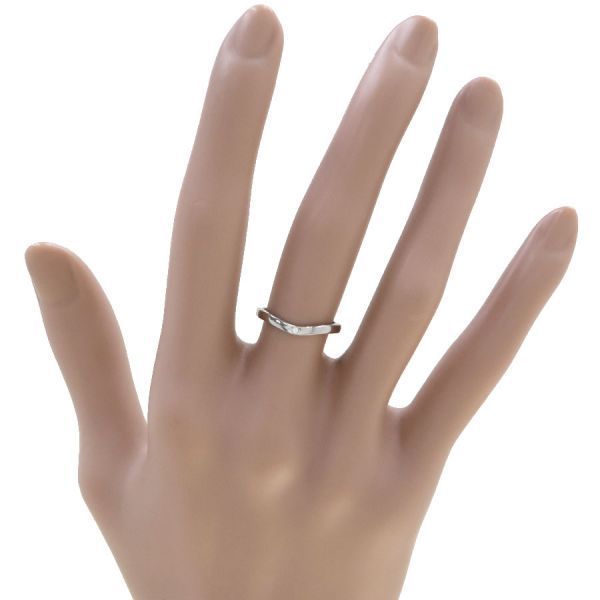 Cartier バレリーナ　3Pダイヤ　リング 8号(48号) カルティエ バレリーナウェディングリング/ダイヤ3P#48(日本サイズ8号